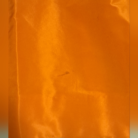 J. Crew Silk Orange and Cream Dress - Picture 8 of 9